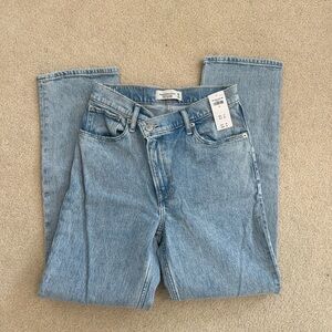 Abercrombie and fitch 90s straight ultra high rise